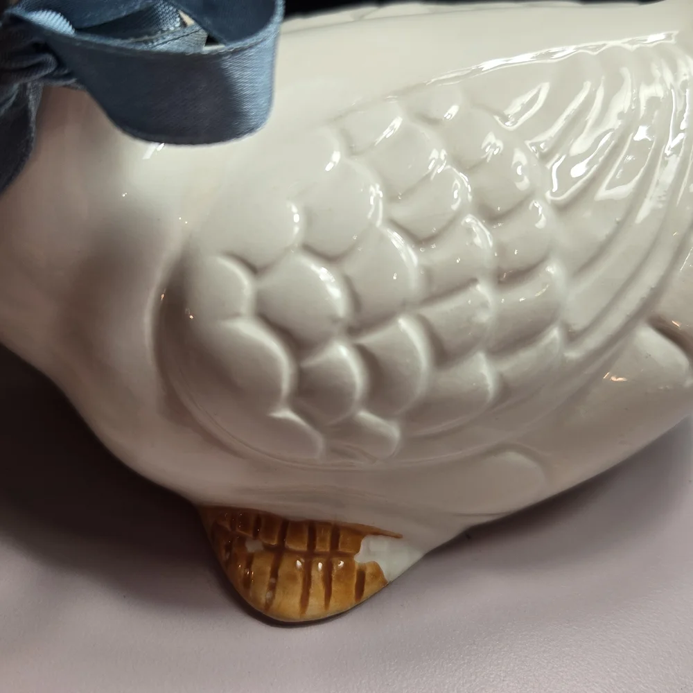 Vintage Ceramic Cottage Core Duck (Read Description Below)